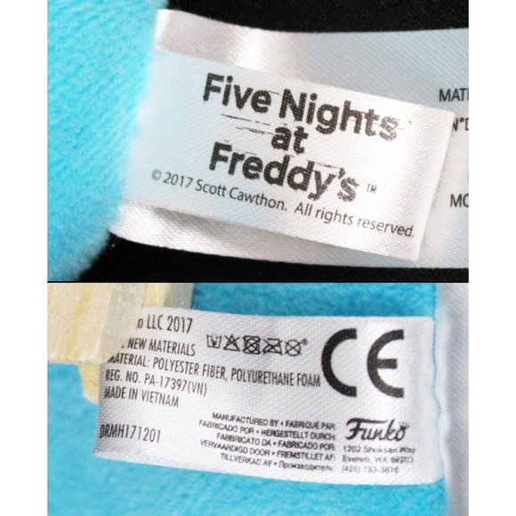 FNAF Funko Blacklight Freddy Plush 8'' Five Nights Horror Game Black Light - Picture 6 of 7